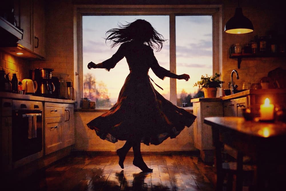 Vad är lycka? Att dansa barfota ensam i köket i skymningen. Katinka Samtalsterapeut I Parterapeut Göteborg